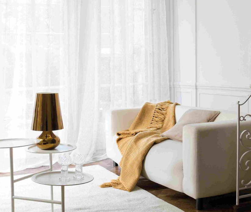 Sheer double layer curtains